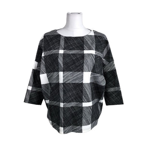Unisex Nanso - Trikotaažist pluus, suurus 34 - Hall (1)