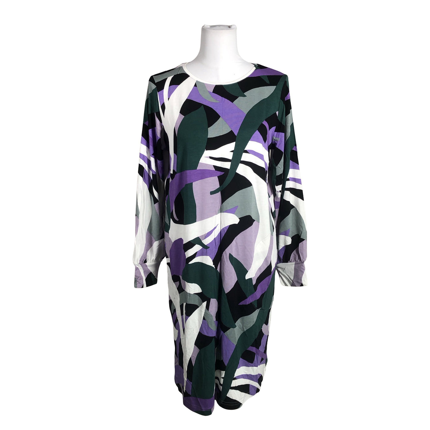 Unisex Nanso - Trikotaažist kleit, suurus 38 - Valge (1)