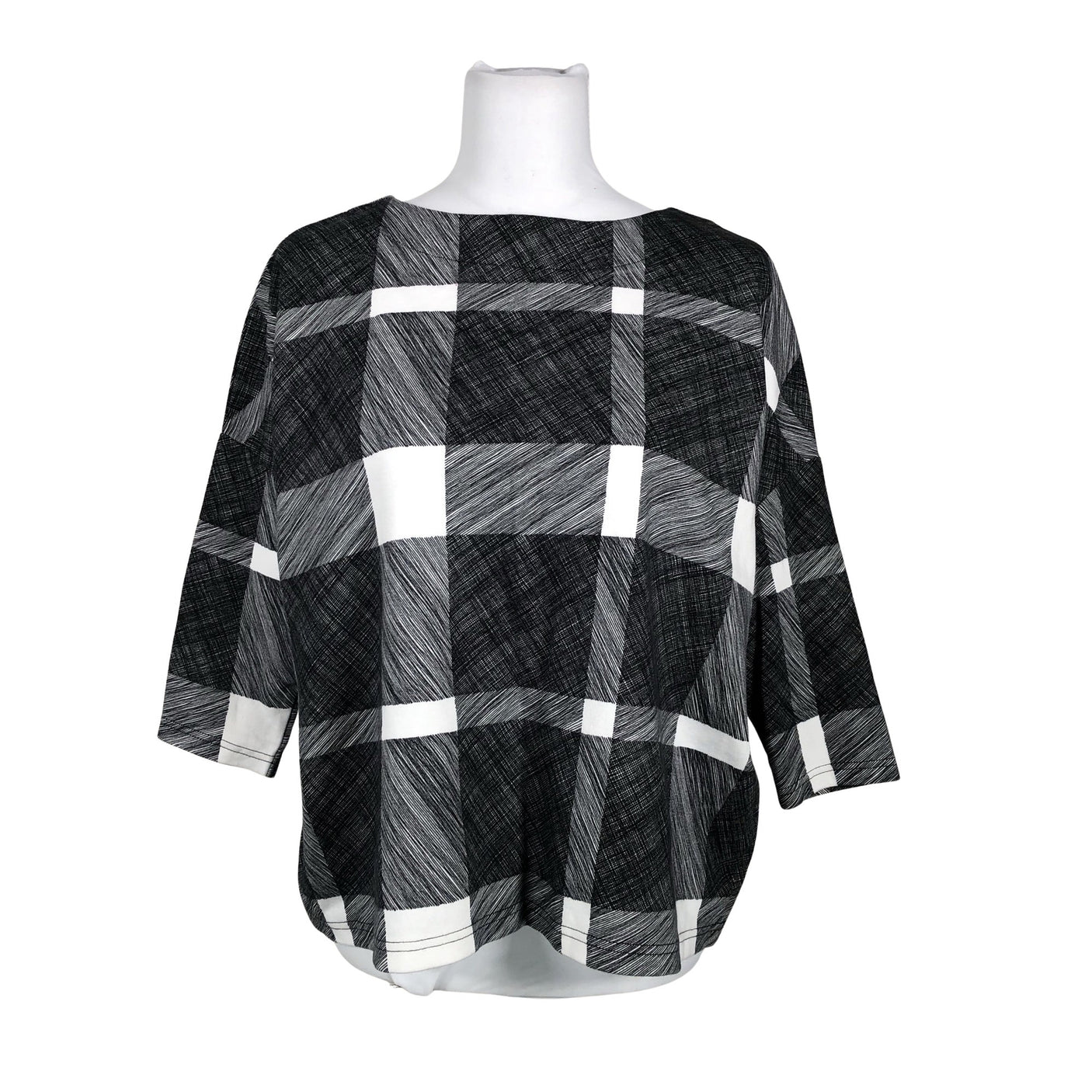 Unisex Nanso - Trikotaažist pluus, suurus 34 - Hall (1)
