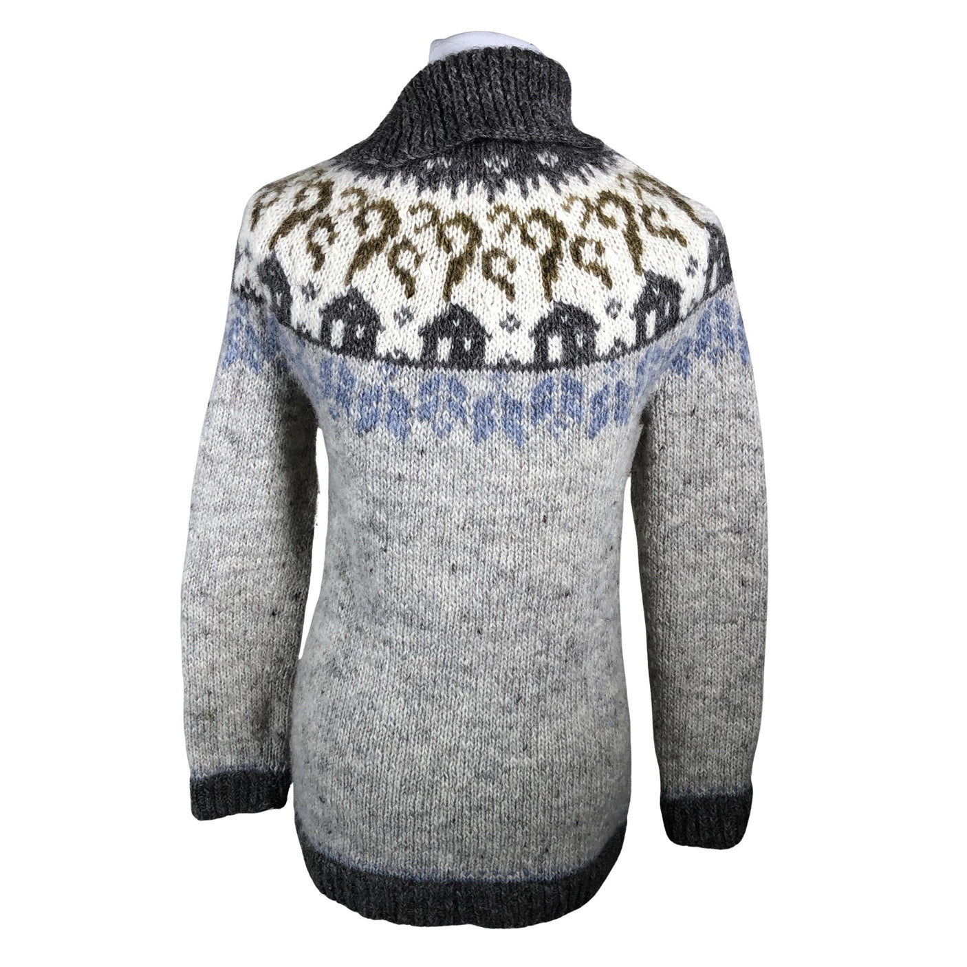 Unisex Handmade - Kootud tuunika, suurus 34 - Hall (2)