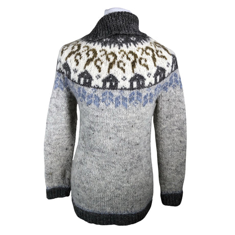 Unisex Handmade - Kootud tuunika, suurus 34 - Hall (2)