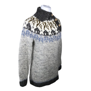 Unisex Handmade - Kootud tuunika, suurus 34 - Hall (4)