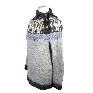 Unisex Handmade - Kootud tuunika, suurus 34 - Hall (3)