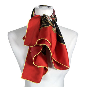 Unisex Burberry - Õhuke sall, suurus Midi - Punane (3)