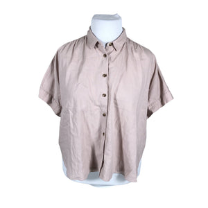 Unisex Madewell - Lühikeste käistega pluus, suurus 44 - Heleroosa (1)