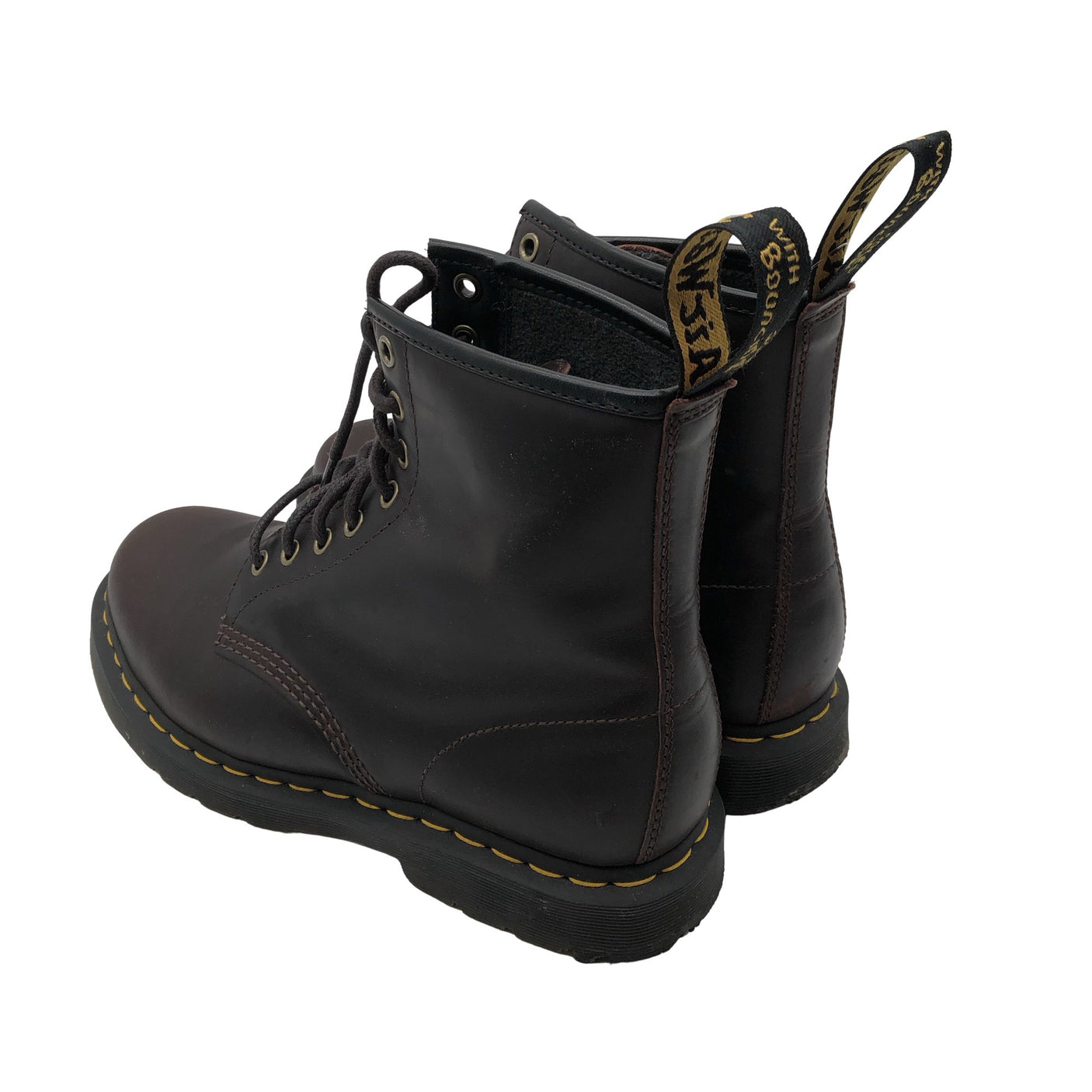 Unisex Dr. Martens - Nööridega saapad, suurus 42 - Pruun (2)