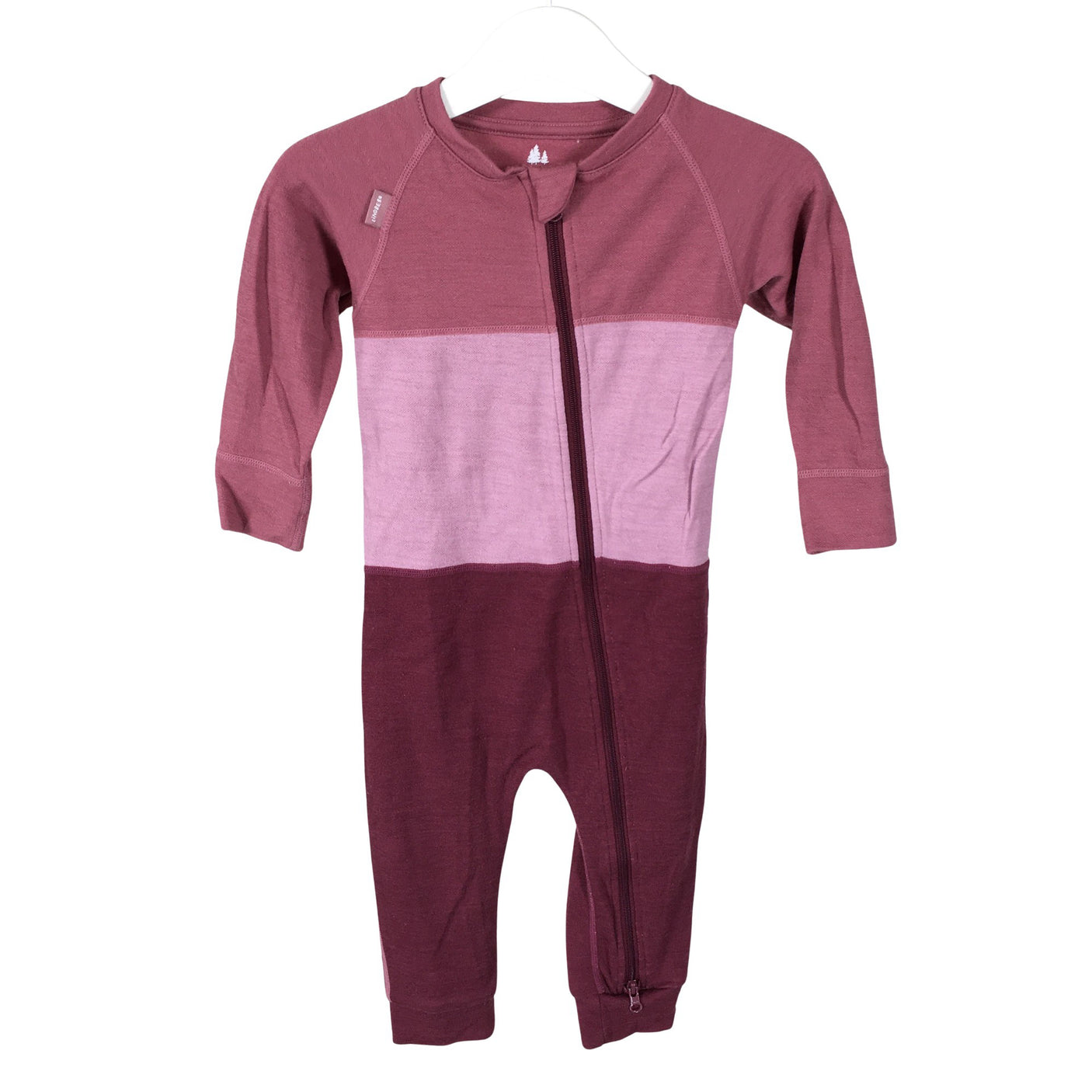Unisex Lindberg - Villane kombinesoon, suurus 74 - 80 - Heleroosa (1)