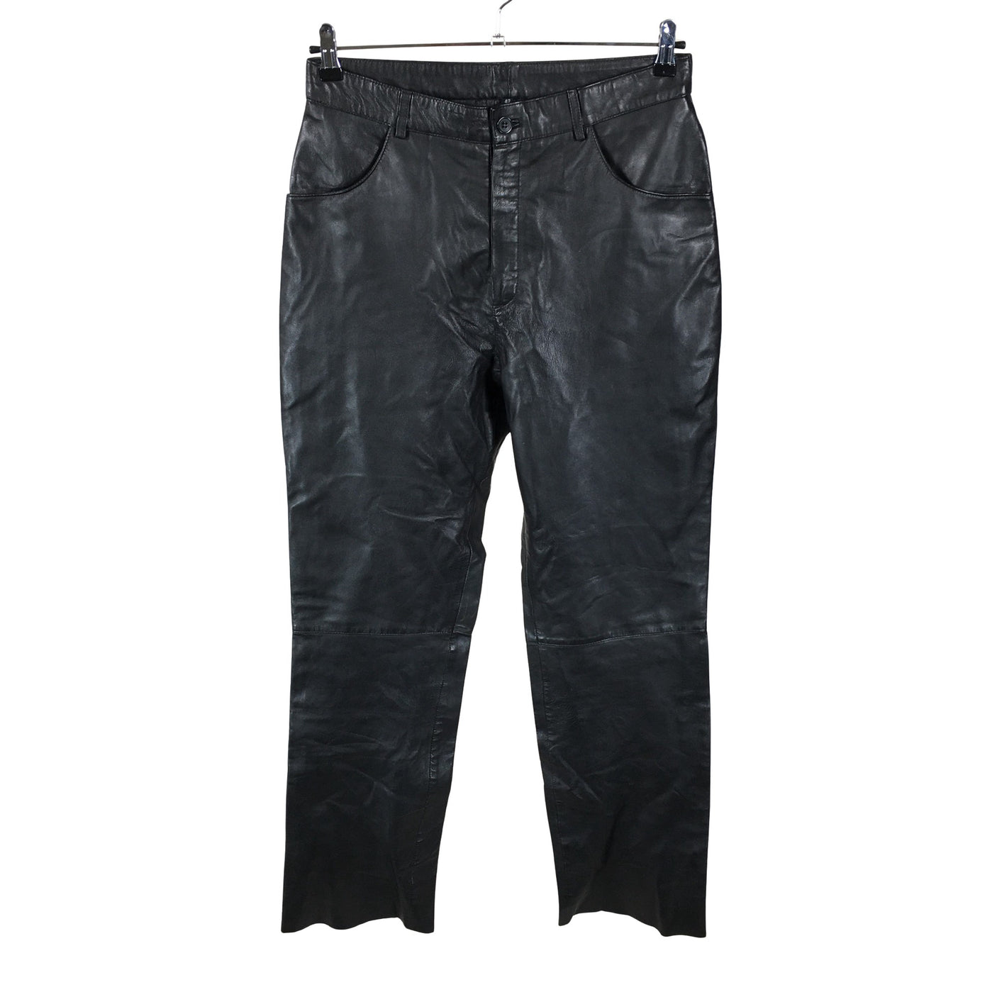 Unisex O.I.S - Nahkpüksid, suurus 42 - Must (1)