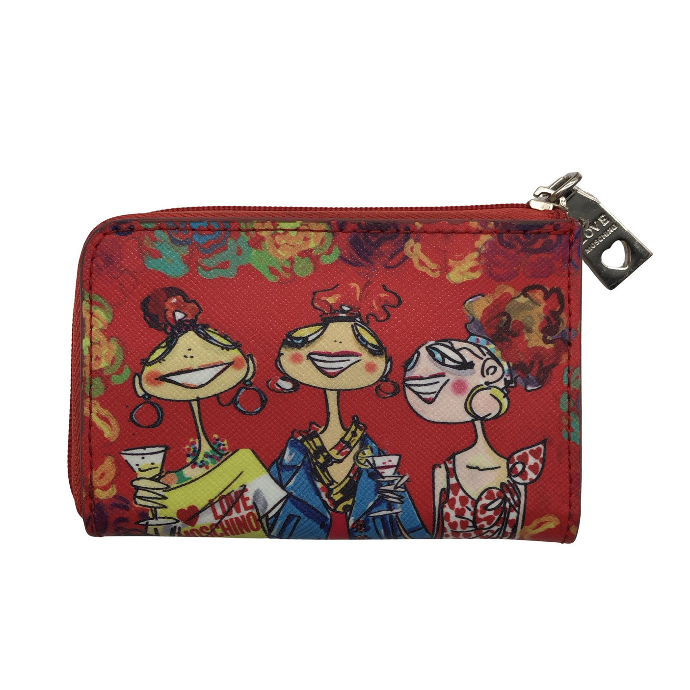 Unisex Love Moschino - Rahakott, suurus Ei kokoa - Punane (1)