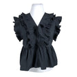Unisex Y.A.S - Lühikeste käistega pluus, suurus 42 - Must ()