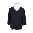 Unisex Nanso - Trikotaažist pluus, suurus 42 - Must ()