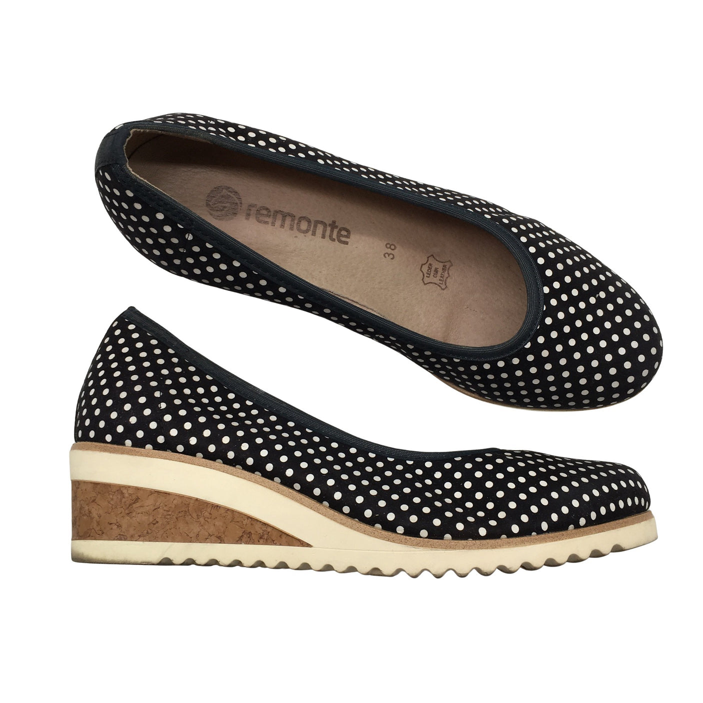 Unisex Remonte - Kiilkontsaga kingad, suurus 38 - Must (1)