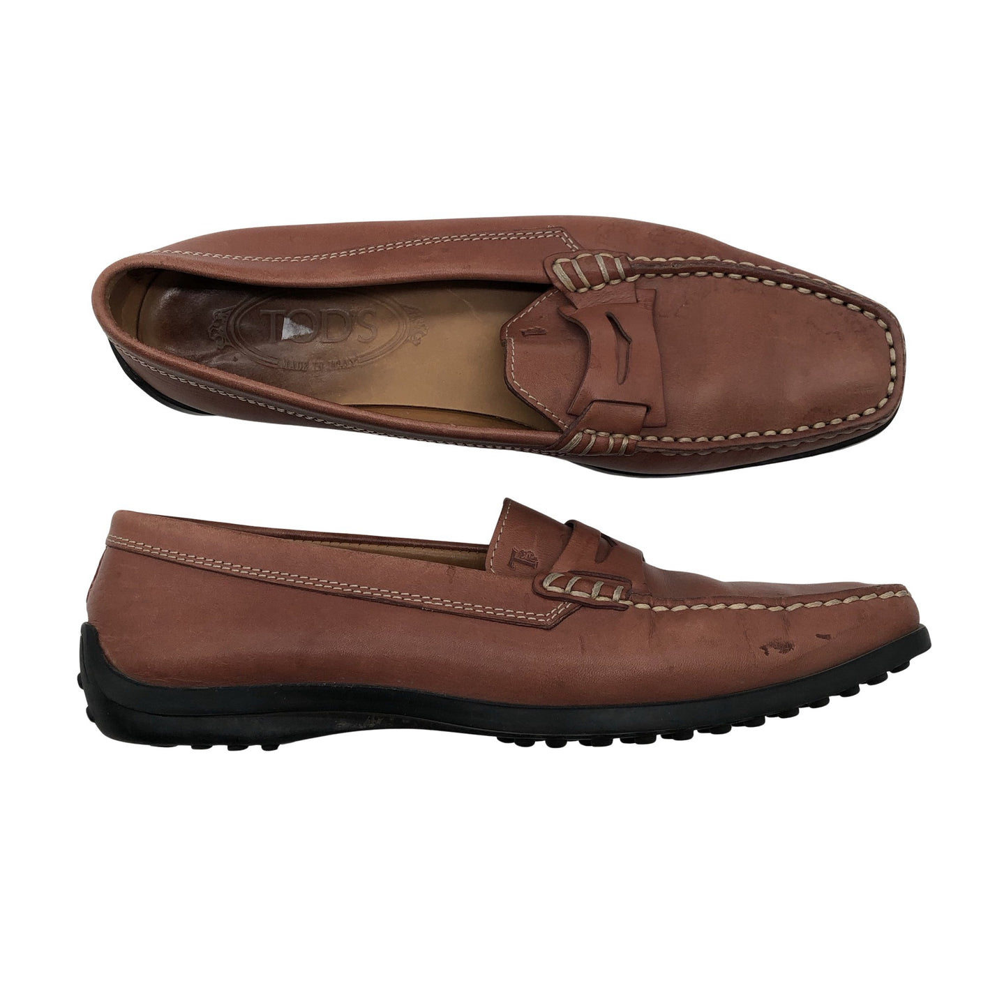 Unisex Tod's - Mokassiinid, suurus 37 - Pruun (1)