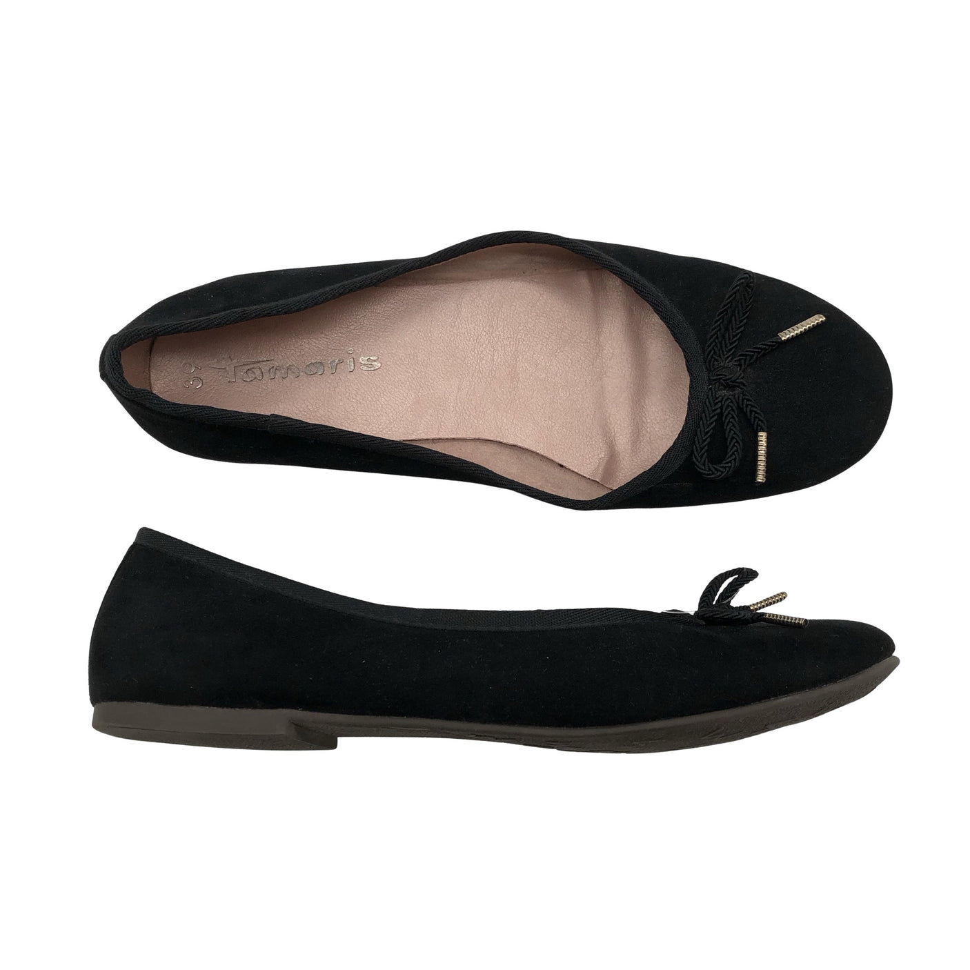 Unisex Tamaris - Baleriinad, suurus 39 - Must (1)