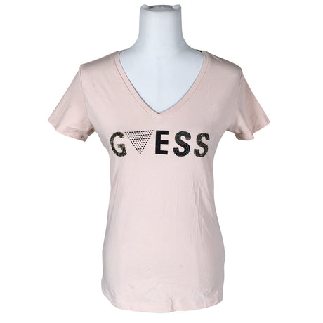 Unisex Guess - T-särk, suurus 40 - Heleroosa ()