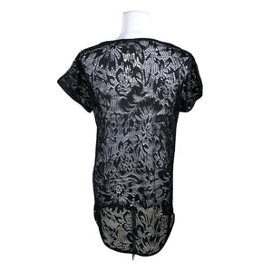 Unisex Damella - Trikotaažist tuunika, suurus 38 - Must (2)