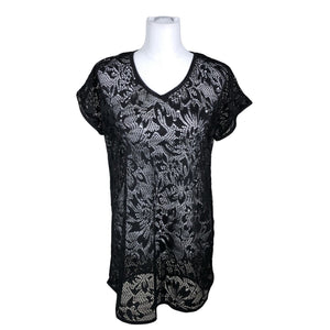 Unisex Damella - Trikotaažist tuunika, suurus 38 - Must (1)