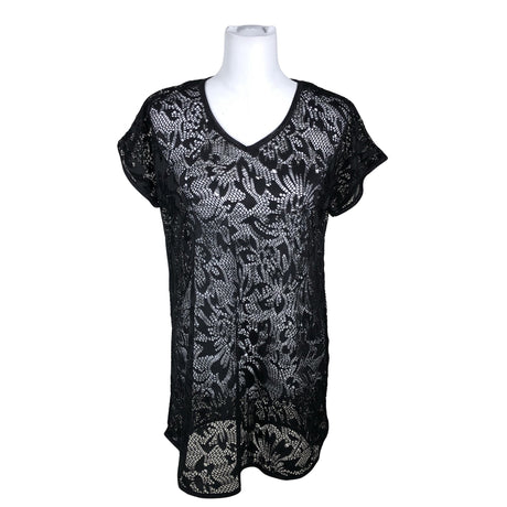 Unisex Damella - Trikotaažist tuunika, suurus 38 - Must ()