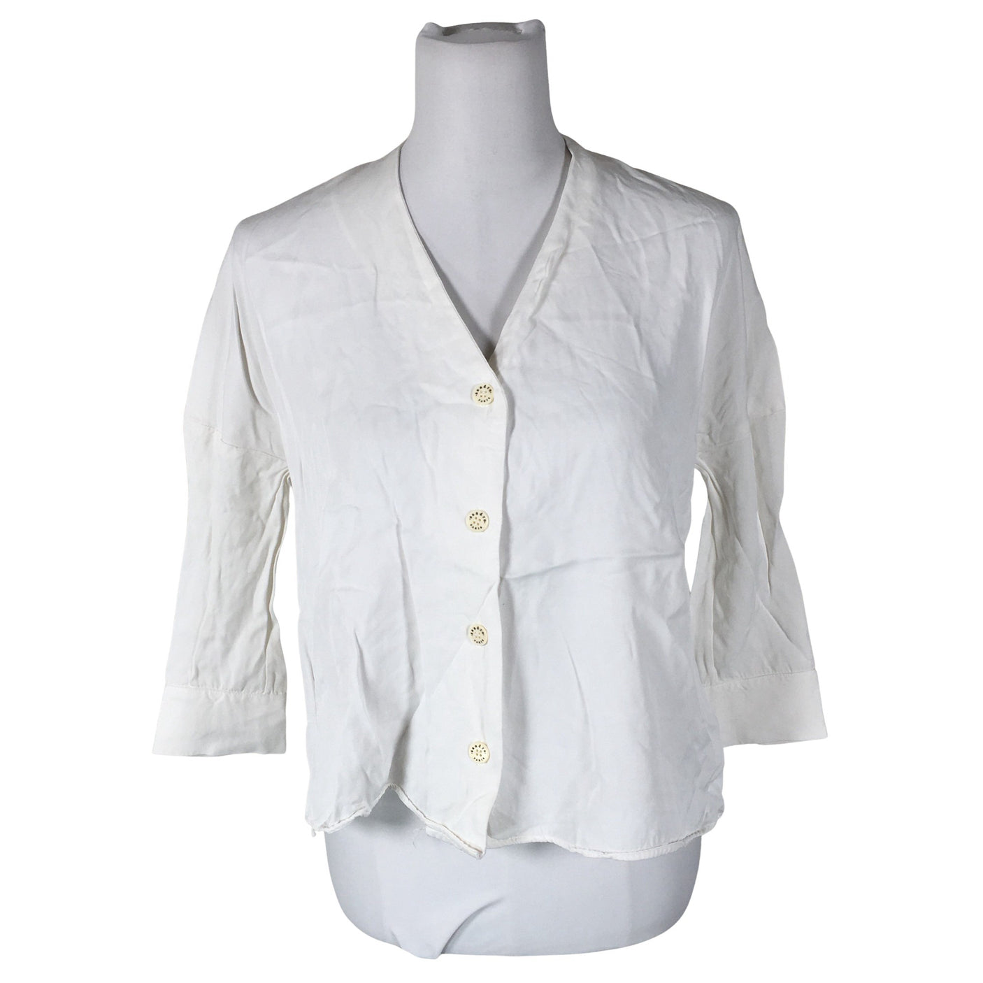 Unisex Sandro Paris - Pluus, suurus 34 - Valge (1)