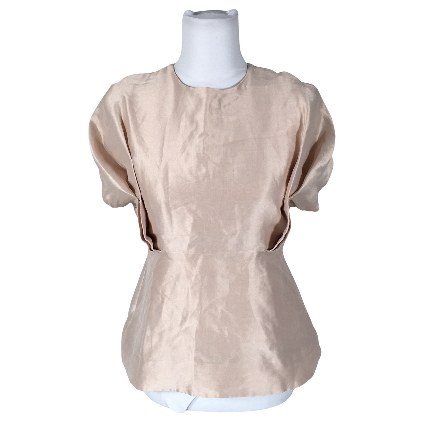 Unisex COS - Lühikeste käistega pluus, suurus 38 - Beige (1)