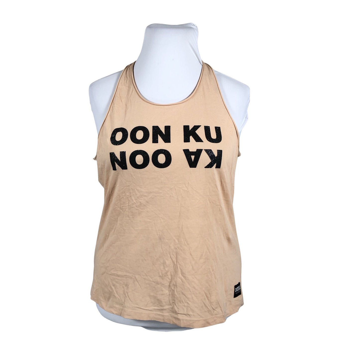 Unisex Diesel - Trikotaažist topp, suurus 42 - Heleroosa (1)