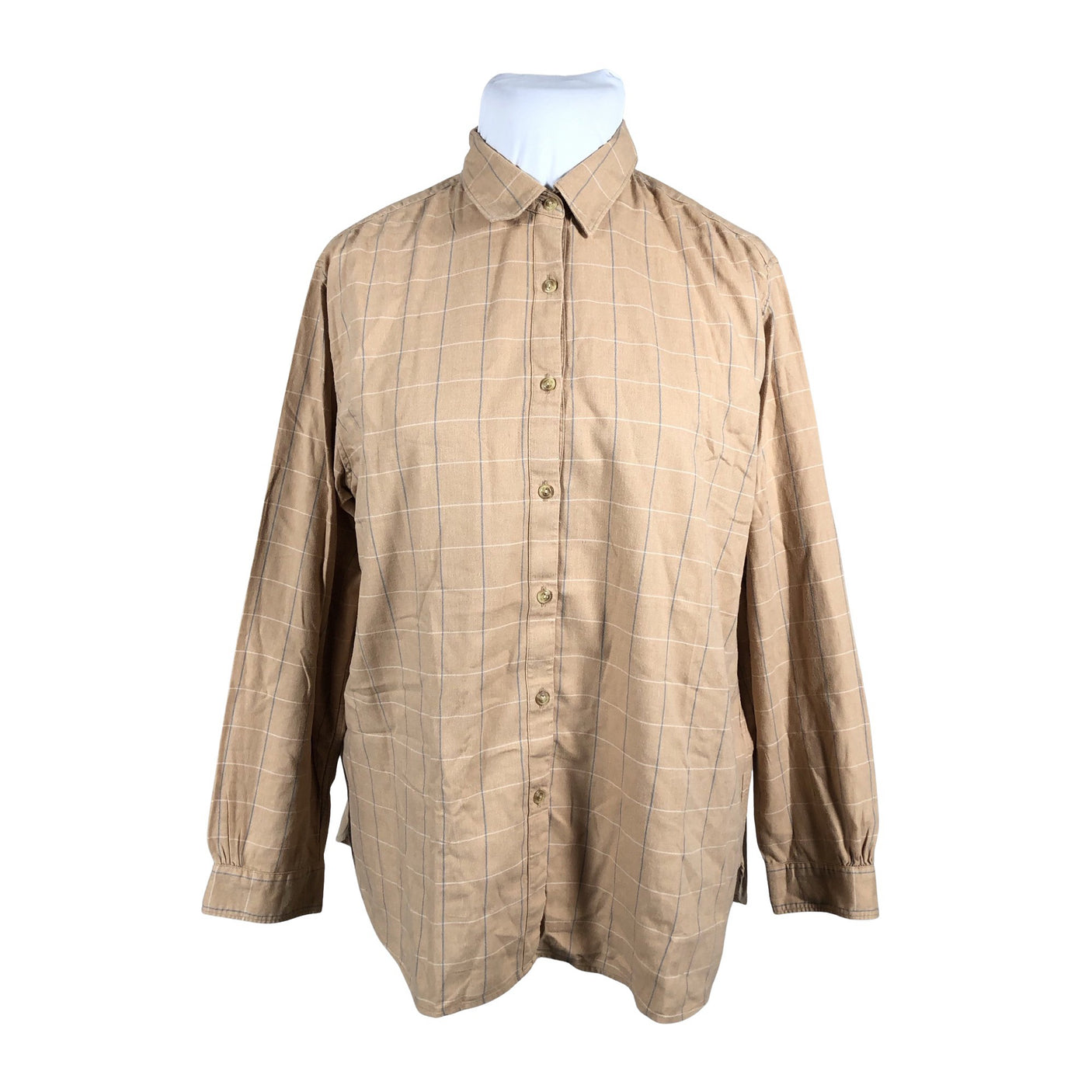 Unisex Uniqlo - Flanellsärk, suurus 44 - Beige (1)
