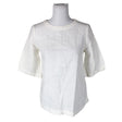 Unisex R-collection - Lühikeste käistega pluus, suurus 34 - Valge ()