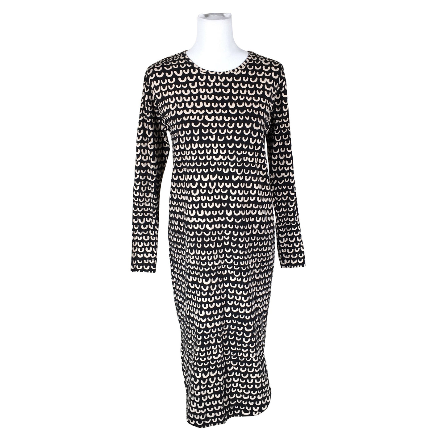 Unisex Papu - Trikotaažist kleit, suurus 36 - Must (1)
