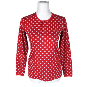 Unisex Marimekko - Trikotaažist pluus, suurus 34 - Punane (1)