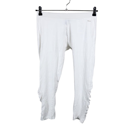 Unisex Luhta - Trikotaažist poolpikad püksid, suurus 38 - Valge ()