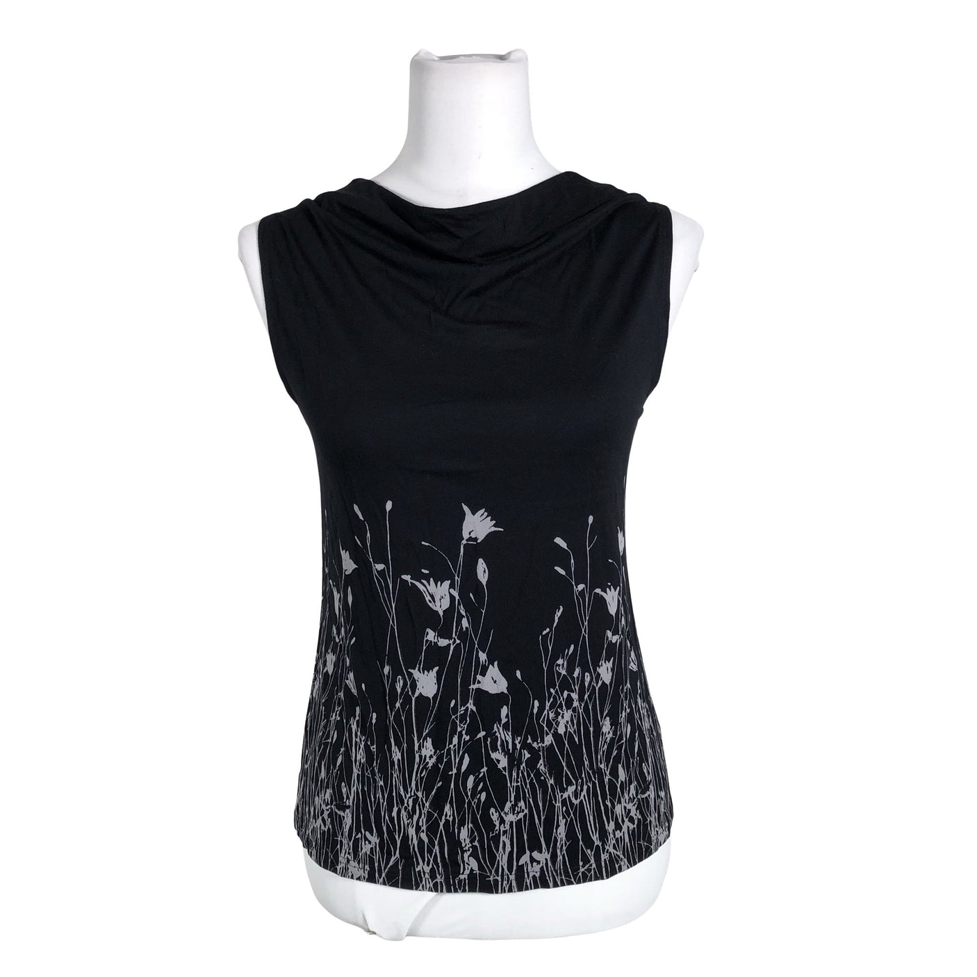 Unisex Nanso - Trikotaažist topp, suurus 38 - Must (1)