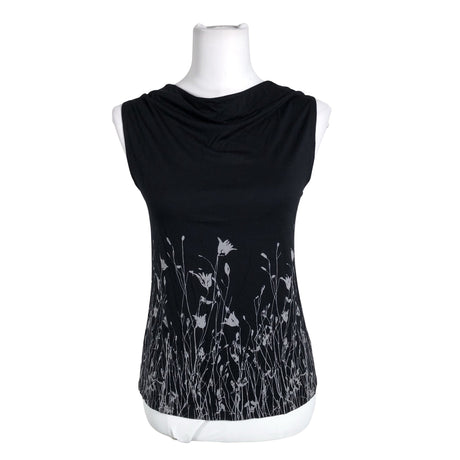 Unisex Nanso - Trikotaažist topp, suurus 38 - Must ()