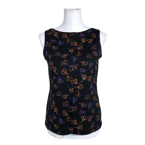 Unisex Nanso - Trikotaažist topp, suurus 38 - Must (1)