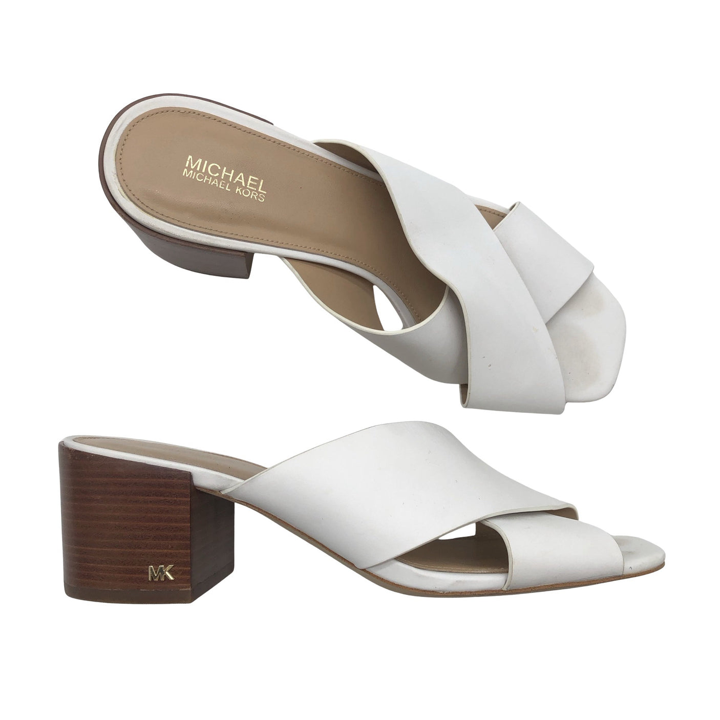 Unisex Michael Kors - Kontsaga rihmikud, suurus 39 - Valge (1)