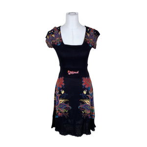Unisex Desigual - Trikotaažist kleit, suurus 34 - Must (1)