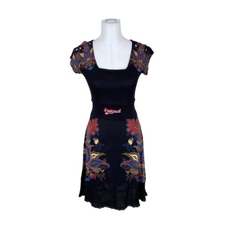 Unisex Desigual - Trikotaažist kleit, suurus 34 - Must ()