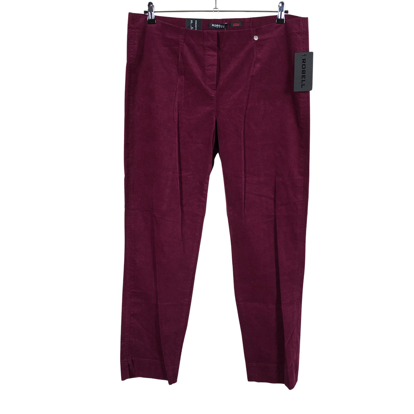 Unisex Robell - Sametpüksid, suurus 48 - Veinipunane (1)