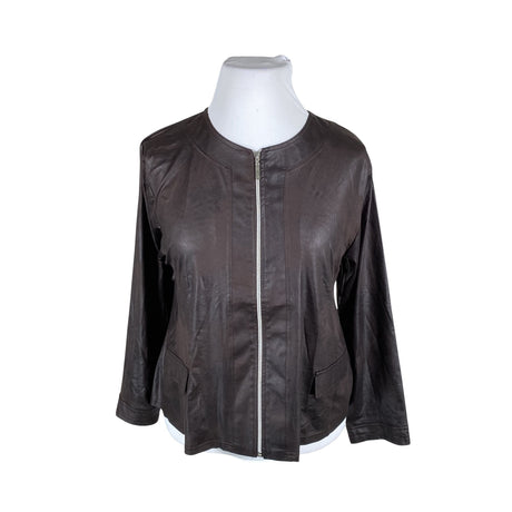 Unisex Magna - Dressikangast jakk, suurus 48 - Pruun ()