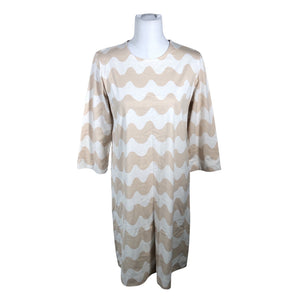 Unisex Marimekko - Trikotaažist kleit, suurus 38 - Beige (1)