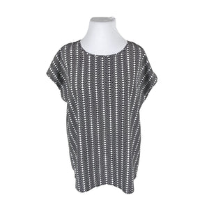 Unisex Global - Lühikeste käistega pluus, suurus 44 - Valge (1)