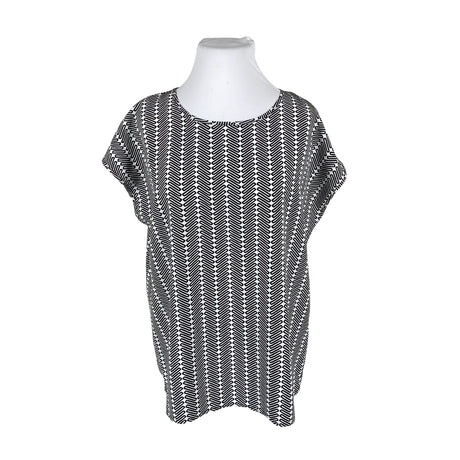 Unisex Global - Lühikeste käistega pluus, suurus 44 - Valge ()