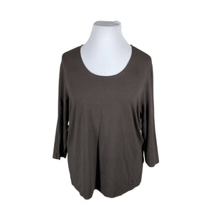 Unisex Gerry Weber - Trikotaažist pluus, suurus 48 - Pruun (1)