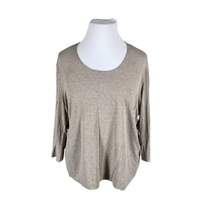 Unisex Gerry Weber - Trikotaažist pluus, suurus 48 - Beige (1)