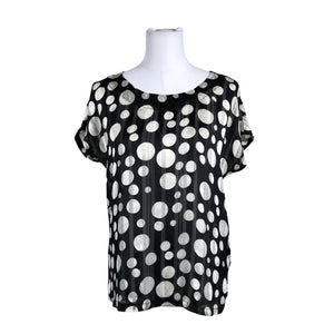 Unisex Rue de Femme - Lühikeste käistega pluus, suurus 36 - Must (1)