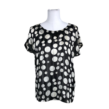 Unisex Rue de Femme - Lühikeste käistega pluus, suurus 36 - Must ()