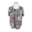 Unisex Gerry Weber - Lühikeste käistega pluus, suurus 46 - Lilla ()