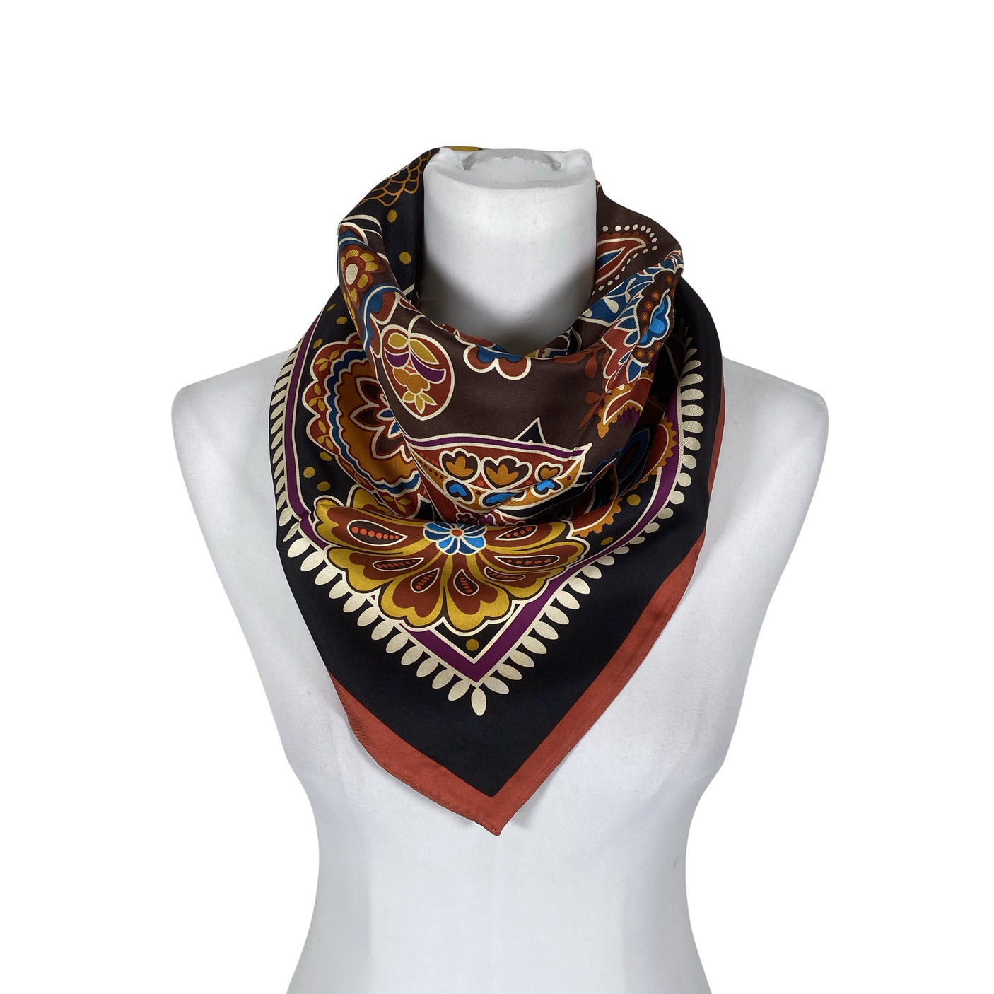 Unisex Vera Bradley - Õhuke sall, suurus Midi - Must (1)