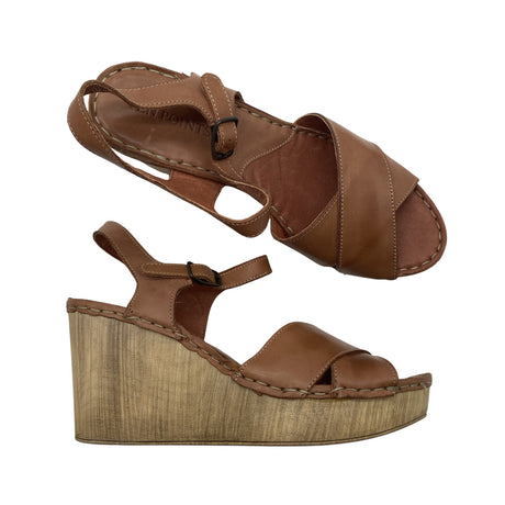 Unisex Ten Points - Kiilkontsaga rihmikud, suurus 41 - Pruun ()