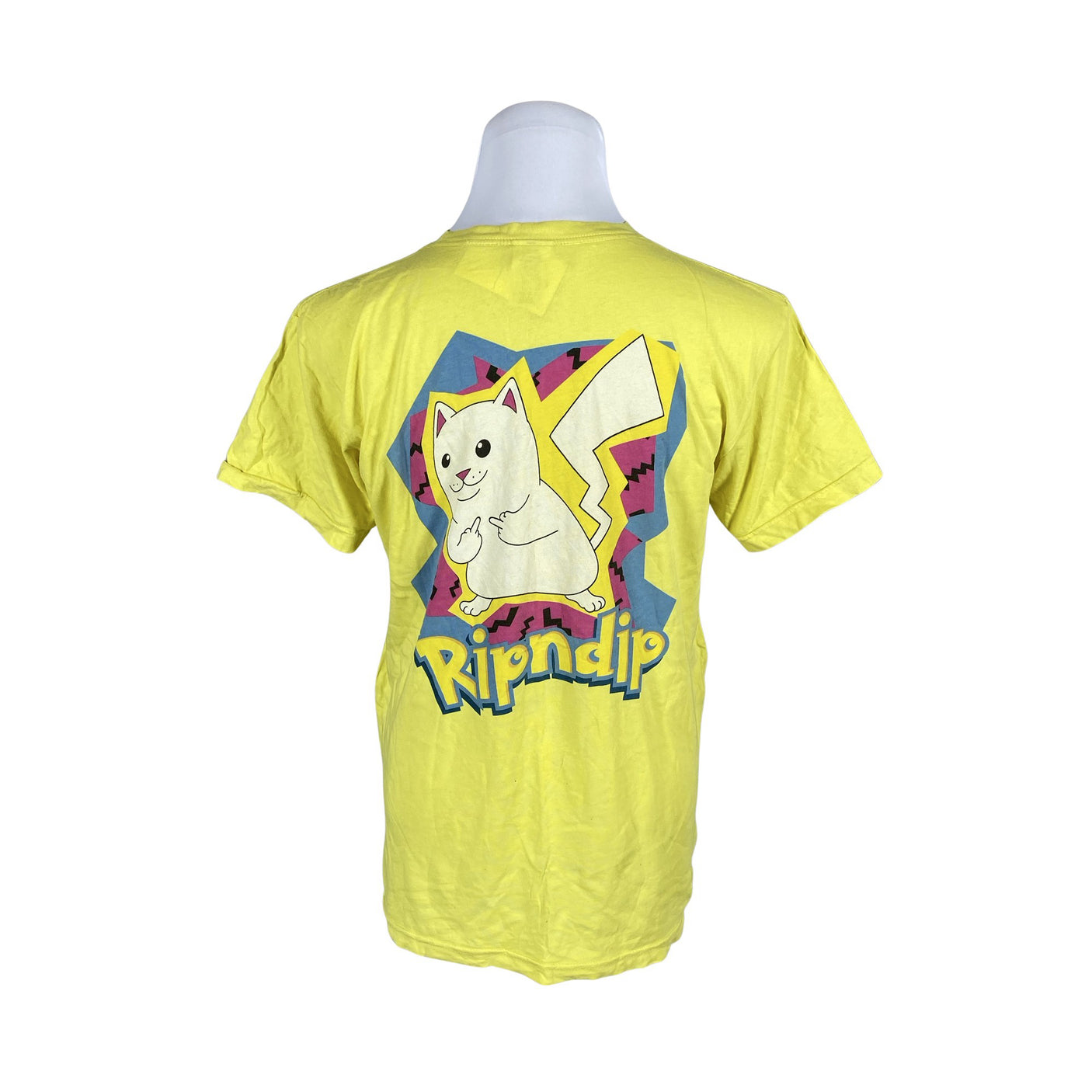 Unisex Ripndip - T-särk, suurus L - Kollane (2)