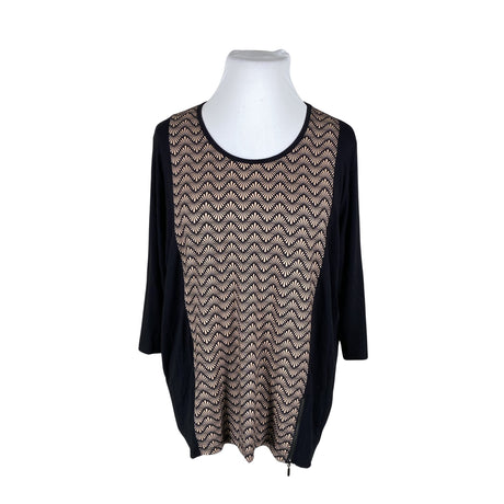 Unisex Choise - Trikotaažist pluus, suurus 48 - Must ()